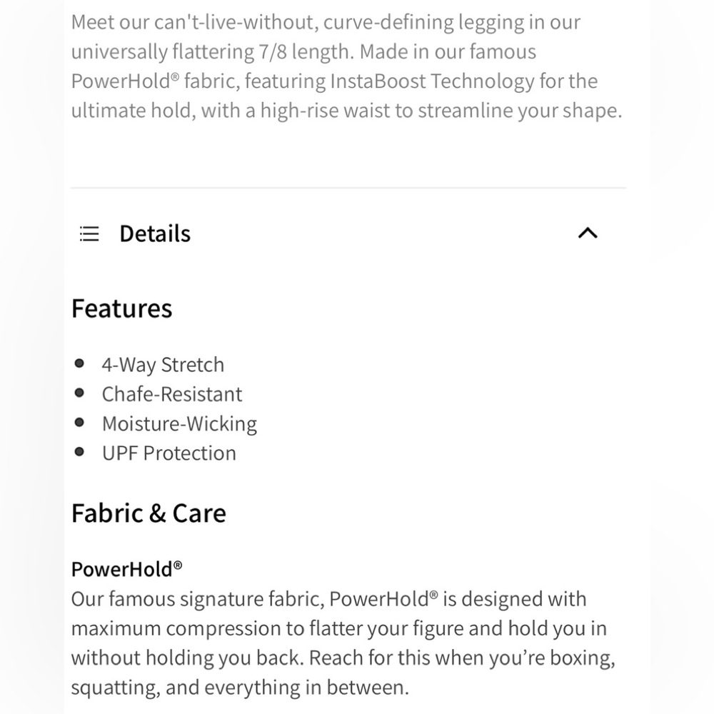 Fabletics Define Power Hold High Waisted Ranger G… - image 3